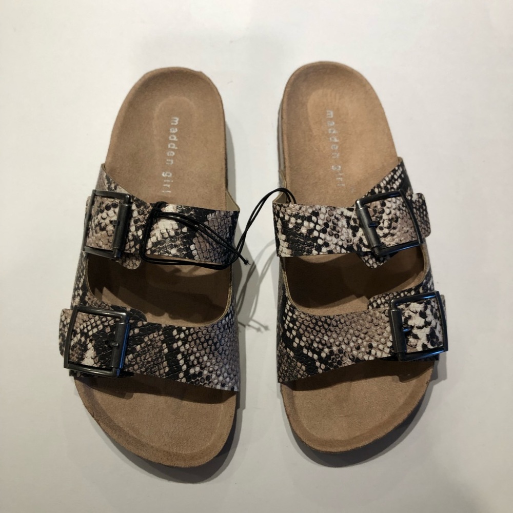 Madden girl snake print sandals sizes 9-11 NWOB - Picture 5 of 6